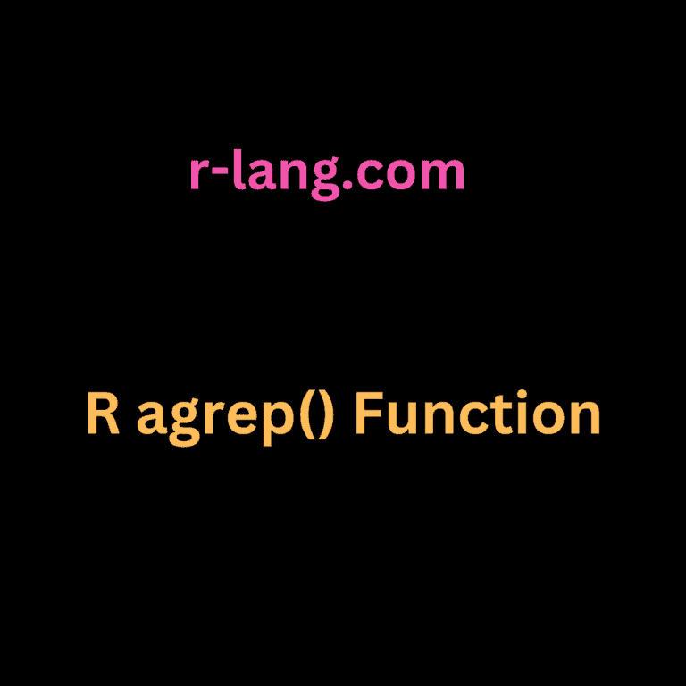 R agrep() Function
