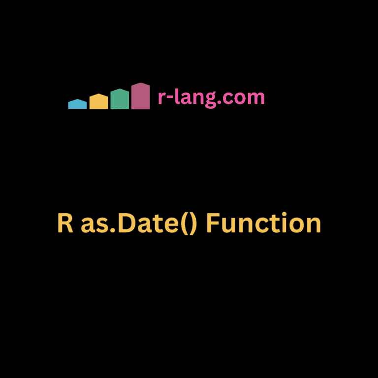 R as.Date() Function