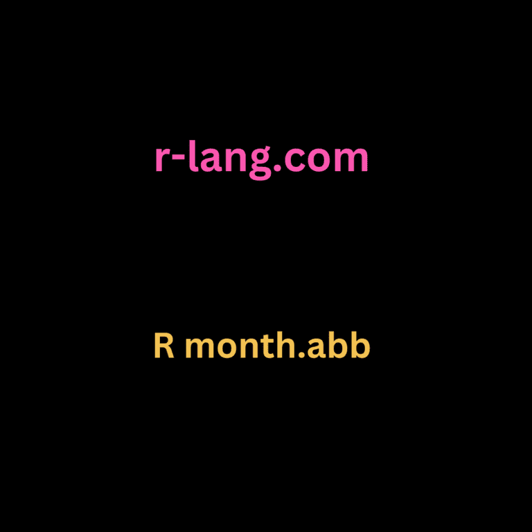 R month.abb