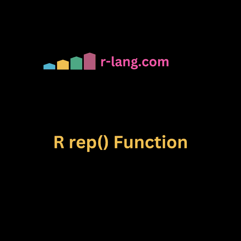 R rep() Function