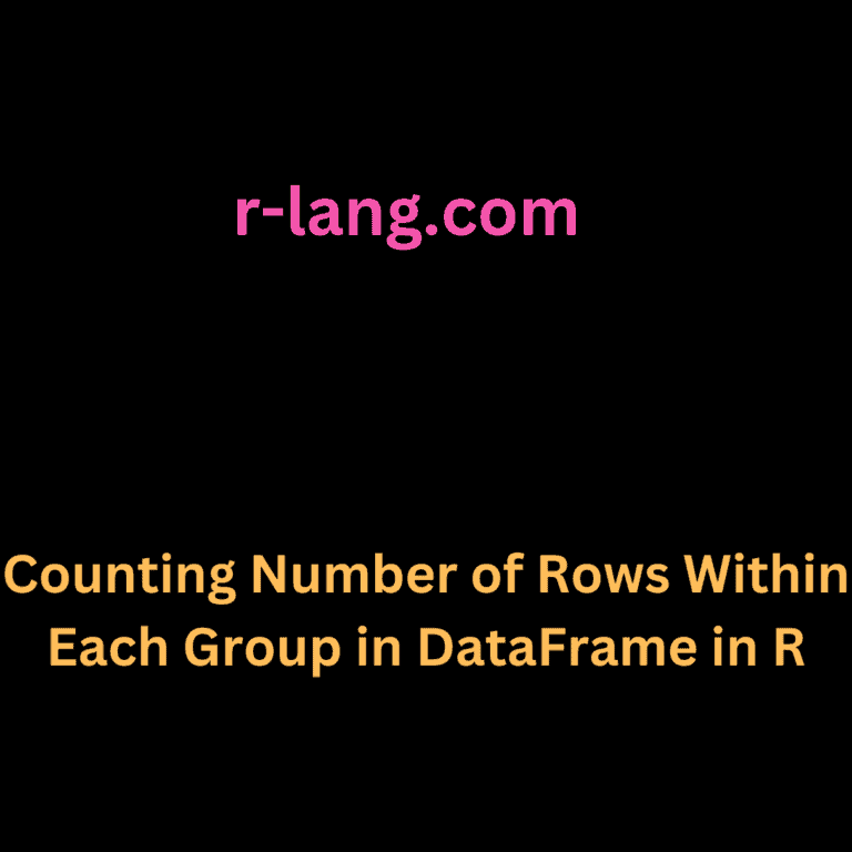 Counting Number of Rows Within Each Group in DataFrame in R