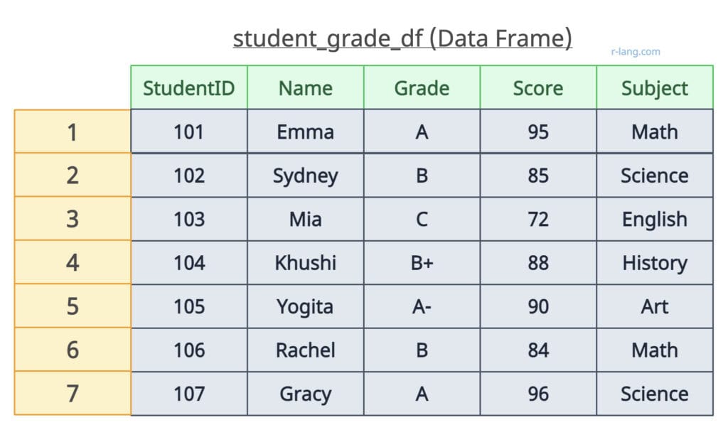 R Data Frame