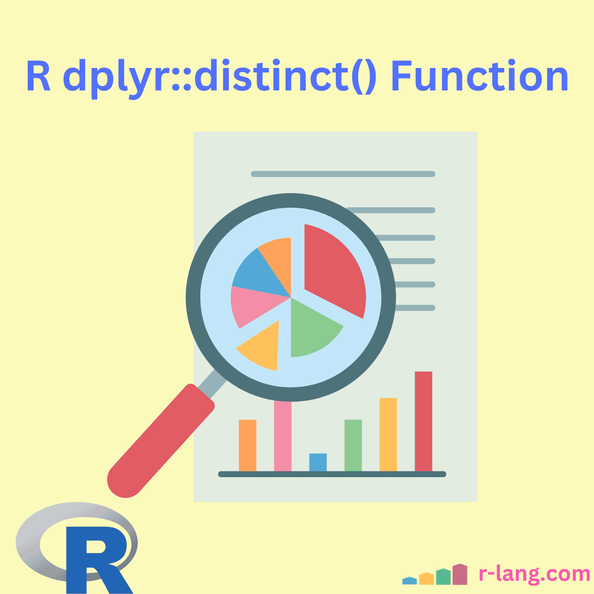 R dplyr distinct() Function