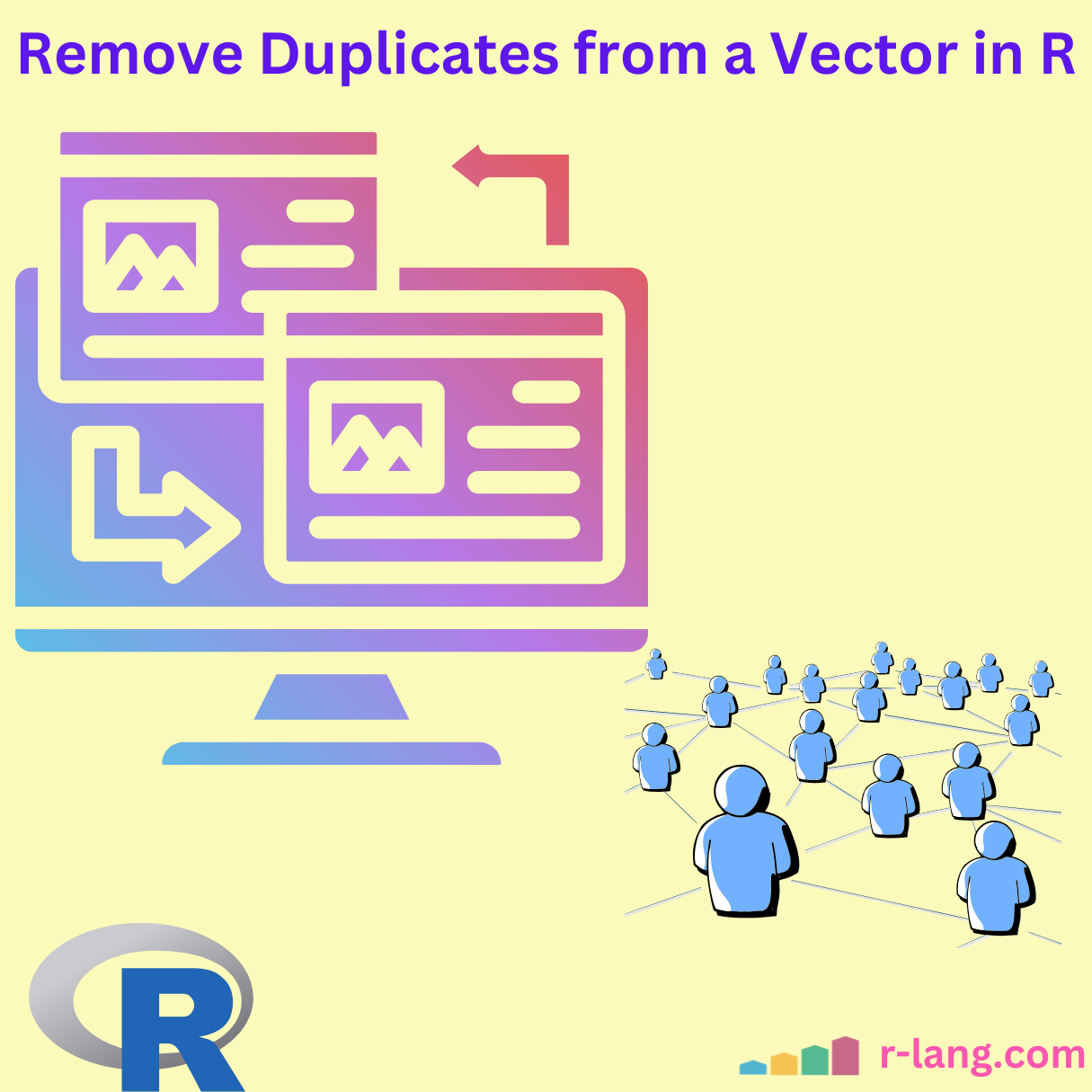 Remove Duplicates from a Vector in R