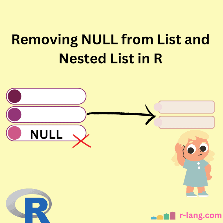 Removing NULL from List and Nested List in R