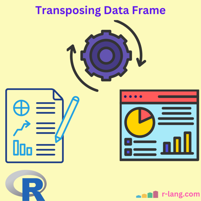 Transposing Data Frame in R