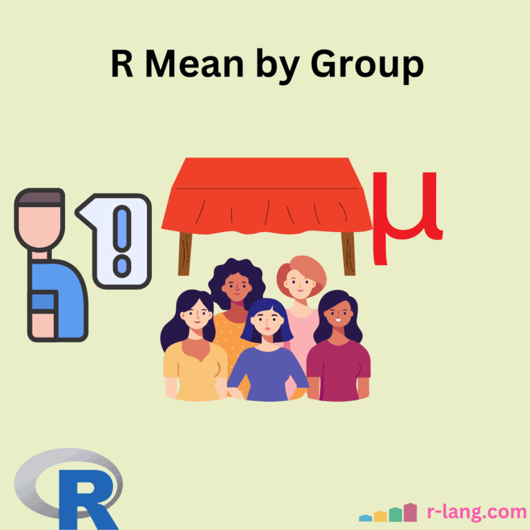 R mean by single or mutiple groups