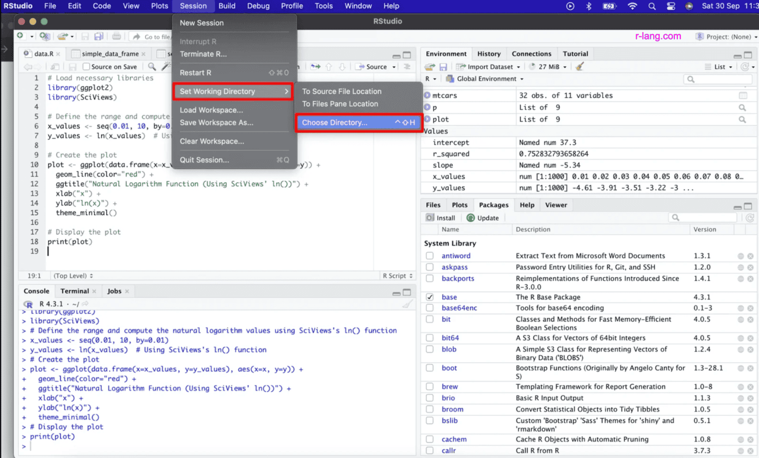 How to Set and Get Working Directory [setwd() and getwd()] in R